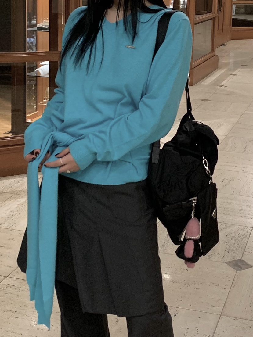 SEOLO東大門代購女士新款26夏季時尚熱賣人氣真品針織衫羊絨Seolo seoul針織衫