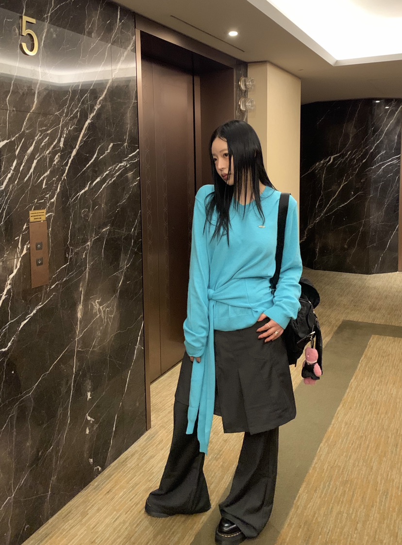 SEOLO東大門代購女士新款26夏季時尚熱賣人氣真品針織衫羊絨Seolo seoul針織衫