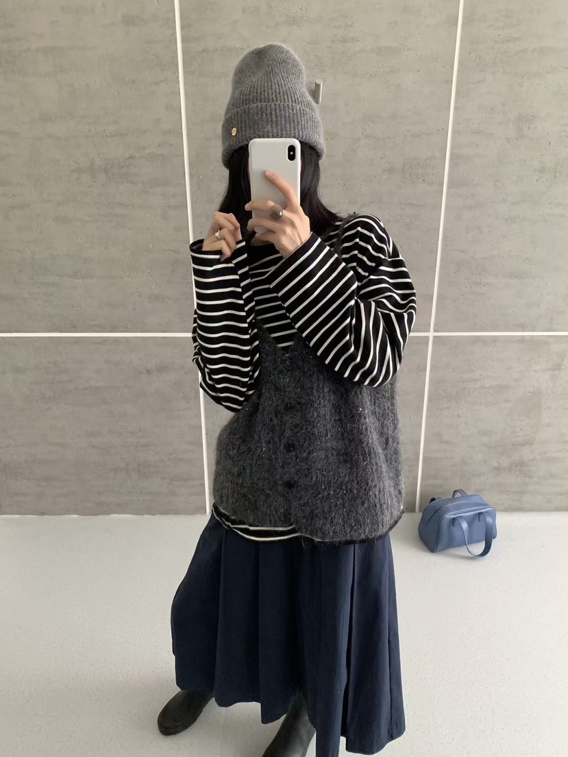 BONHEUR韓國代購女裝新品26夏季熱賣時尚真品休閑吊帶背心BONHEUR吊帶/背心