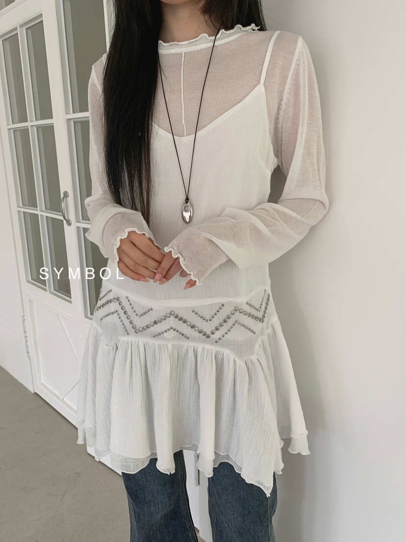 SYMBOL韓國代購女士新款真品時尚休閑熱賣26夏季人氣連衣裙SYMBOL連衣裙