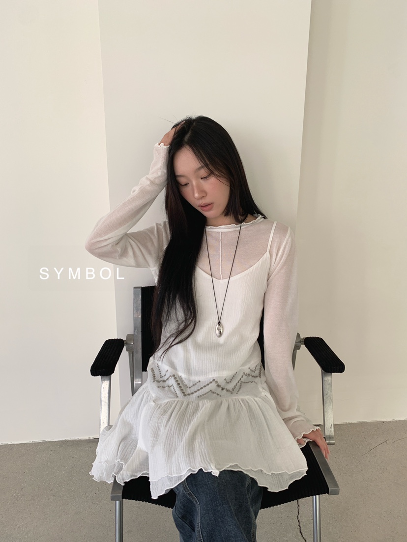 SYMBOL韓國代購女士新款真品時尚休閑熱賣26夏季人氣連衣裙SYMBOL連衣裙