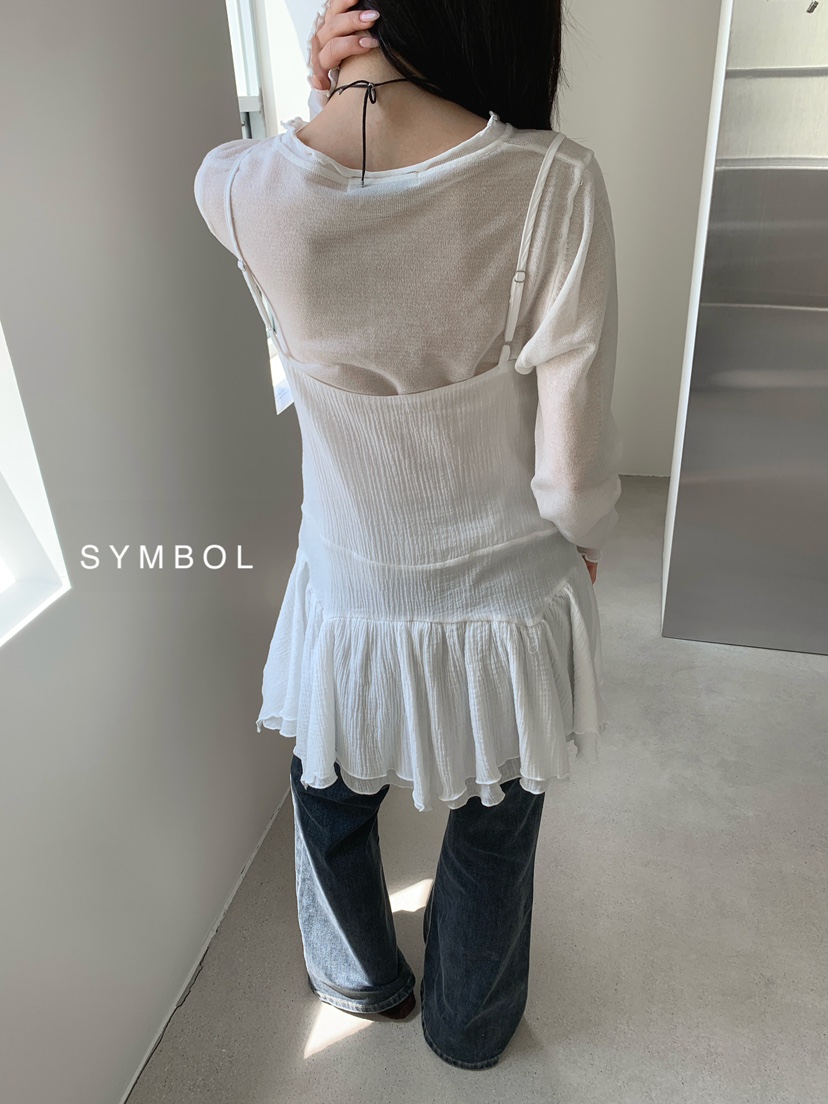 SYMBOL韓國代購女士新款真品時尚休閑熱賣26夏季人氣連衣裙SYMBOL連衣裙