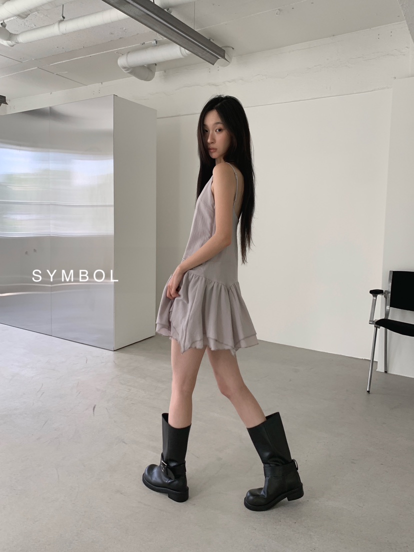 SYMBOL韓國代購女士新款真品時尚休閑熱賣26夏季人氣連衣裙SYMBOL連衣裙