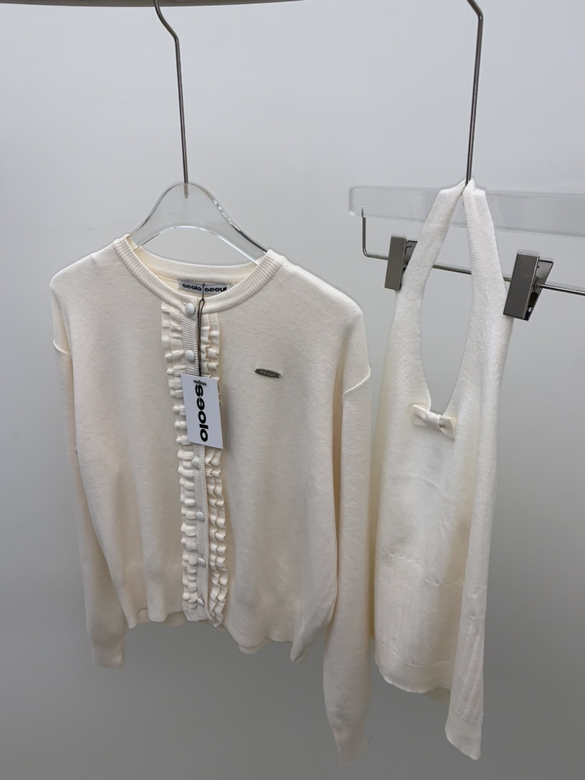 SEOLO韓國直郵女士新品推薦時尚真品26夏季人氣熱賣吊帶背心Seolo seoul吊帶/背心