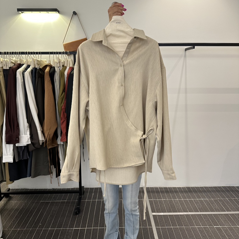 FIND-P東大門實拍女裝新品26夏季休閑人氣真品襯衫蕾絲衫FIND-P襯衫/蕾絲衫圖色1