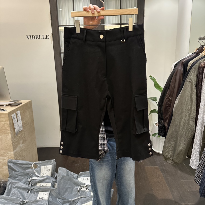 VIBELLE韓國代購女裝新款26夏季推薦熱賣時尚真品人氣短褲VIBELLE短褲圖色3
