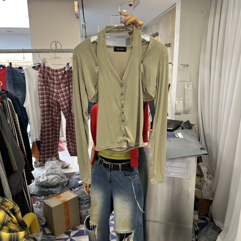 AMOUR東大門直郵女士新品時尚人氣推薦真品26夏季套裝套裝露背AMOUR套裝圖色1