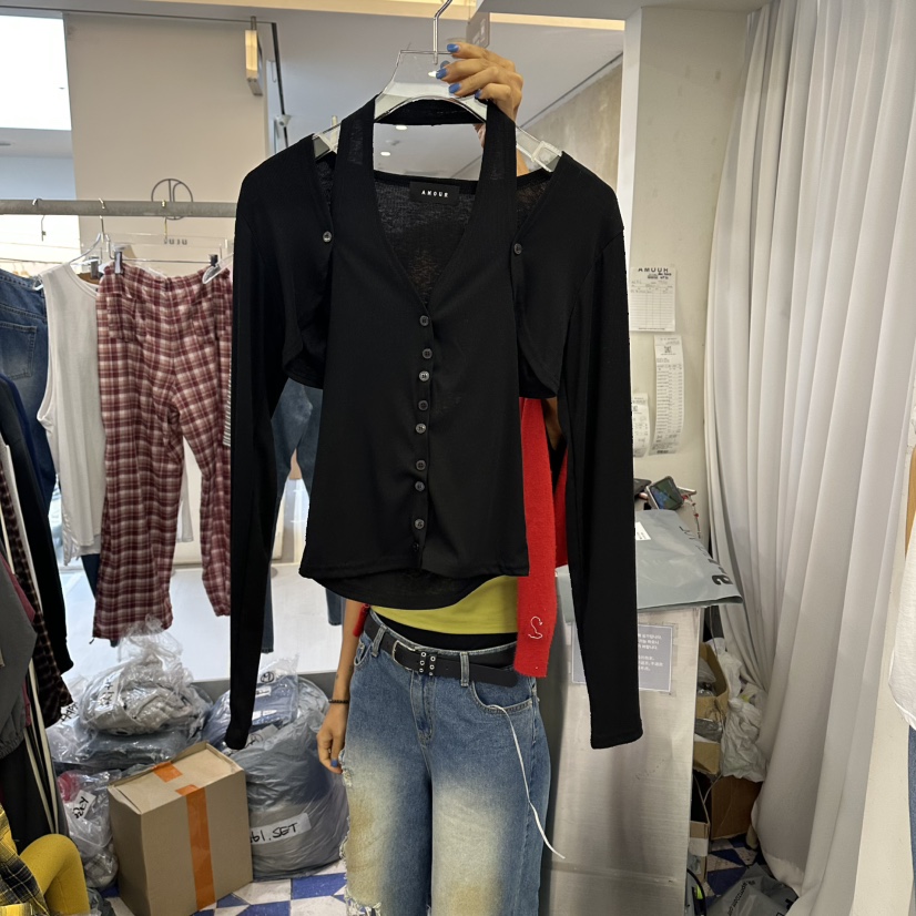 AMOUR東大門直郵女士新品時尚人氣推薦真品26夏季套裝套裝露背AMOUR套裝圖色2