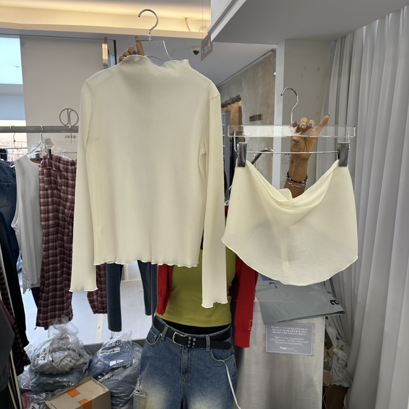 AMOUR東大門代購女士新品熱賣休閑推薦時尚真品套裝套裝褶裥AMOUR套裝圖色1