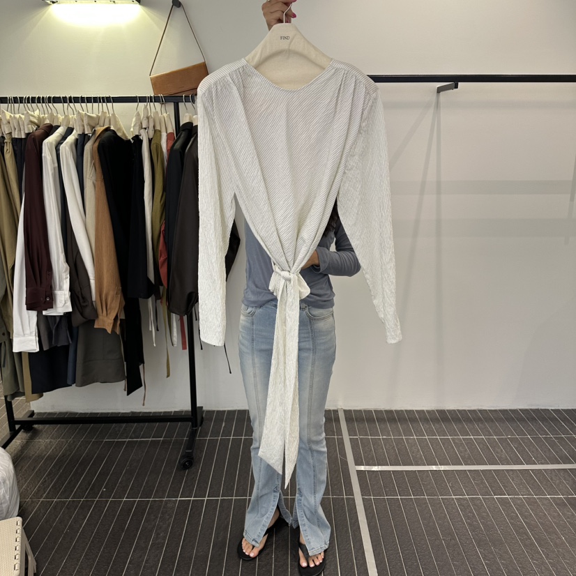 FIND-P東大門實拍女裝新品26夏季人氣熱賣休閑襯衫蕾絲衫FIND-P襯衫/蕾絲衫圖色1