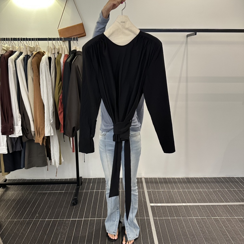 FIND-P東大門實拍女裝新品26夏季人氣熱賣休閑襯衫蕾絲衫FIND-P襯衫/蕾絲衫圖色3