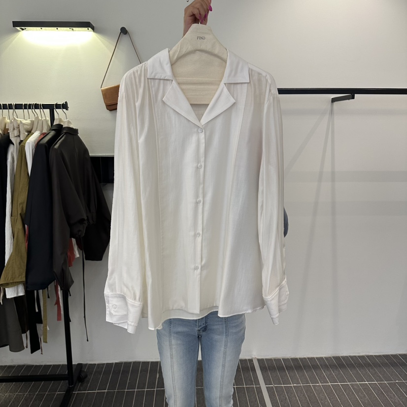 FIND-P東大門代購女裝新品休閑推薦真品26夏季襯衫蕾絲衫FIND-P襯衫/蕾絲衫圖色1