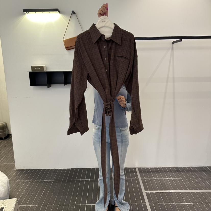 FIND-P東大門直郵女裝新品推薦熱賣26夏季休閑襯衫蕾絲衫FIND-P襯衫/蕾絲衫圖色2