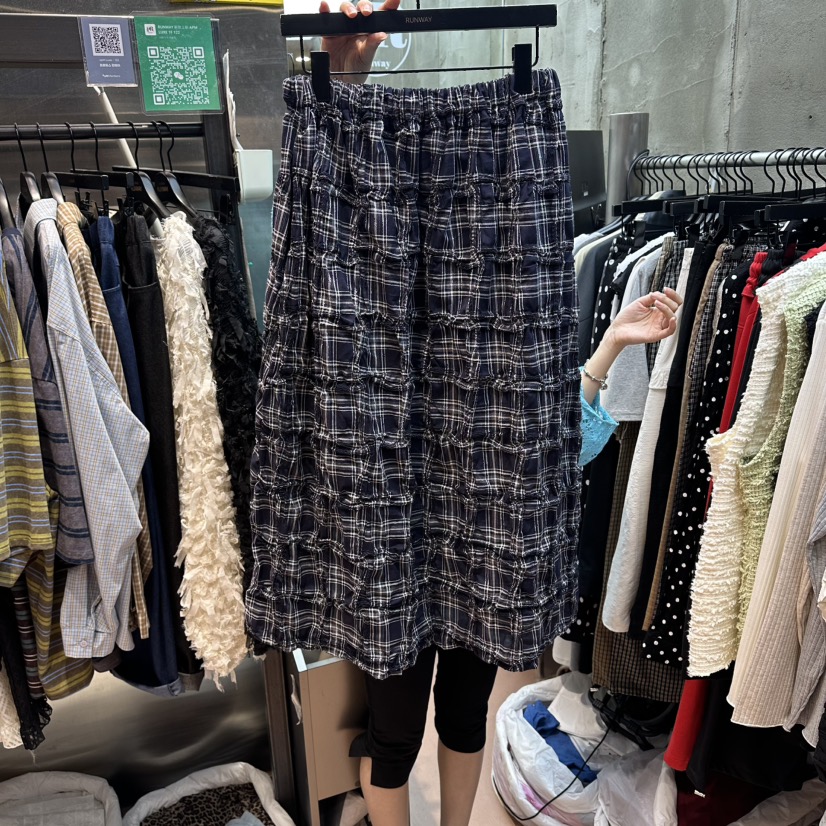 RUNWAY-런웨이韓國直郵女裝新品真品26夏季半身裙中短裙RUNWAY-런웨이半身裙/中短裙