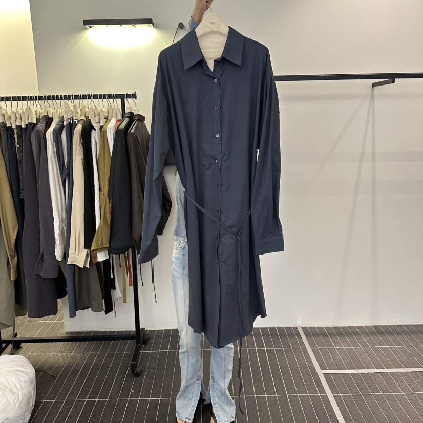 FIND-P東大門代購女士新款真品推薦人氣時尚連衣裙含腰繩FIND-P連衣裙圖色2