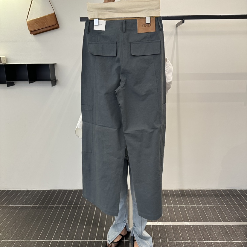 FIND-P韓國直郵女裝新品時尚真品熱賣休閑26夏季休閑褲口袋FIND-P休閑褲