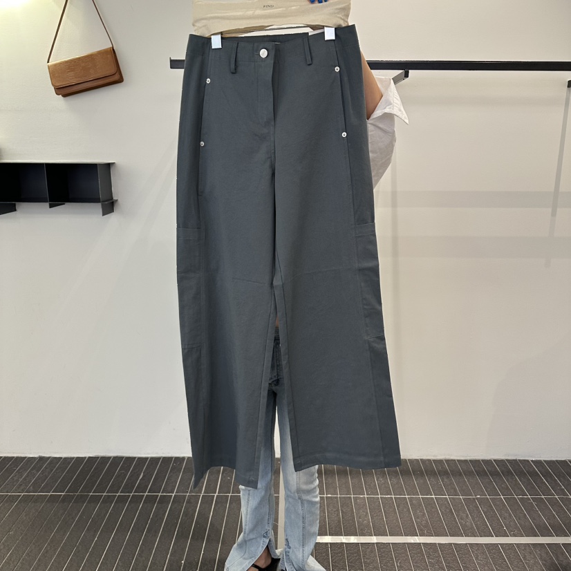 FIND-P韓國直郵女裝新品時尚真品熱賣休閑26夏季休閑褲口袋FIND-P休閑褲圖色1
