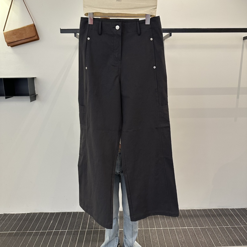 FIND-P韓國直郵女裝新品時尚真品熱賣休閑26夏季休閑褲口袋FIND-P休閑褲圖色2