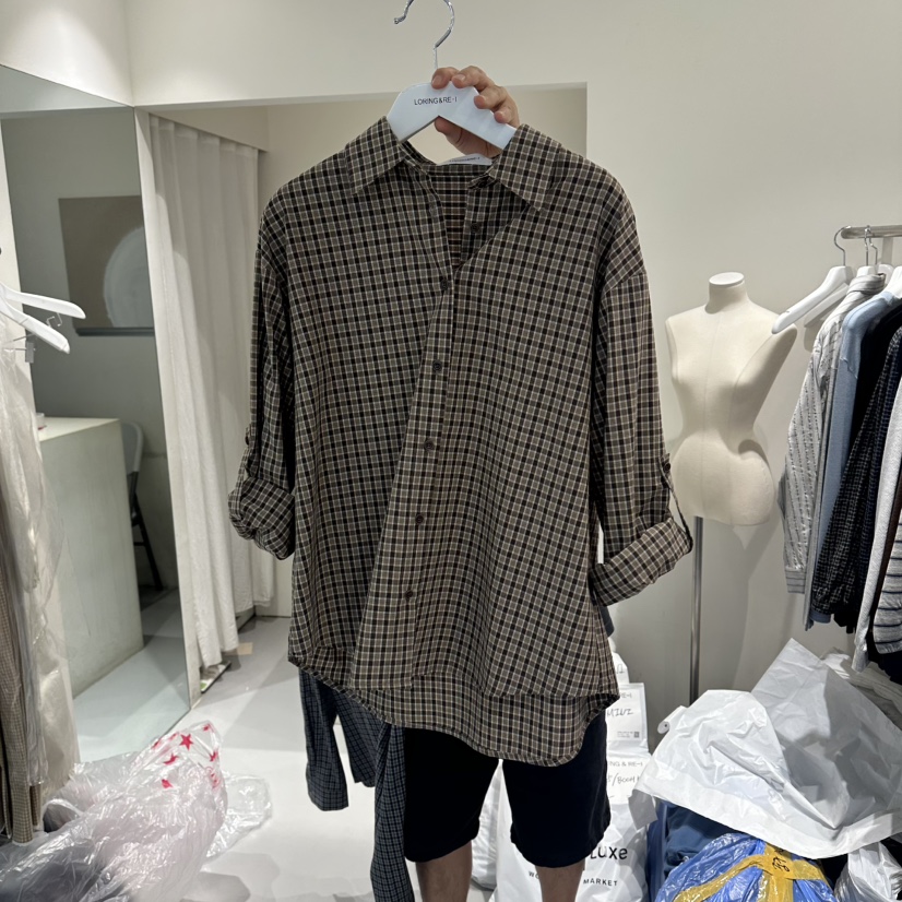 LORING RE I東大門直郵女士新品人氣時尚熱賣襯衫蕾絲衫LORING RE-I/BARE襯衫/蕾絲衫圖色2