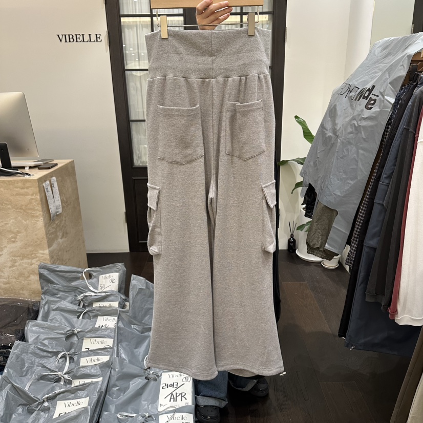 VIBELLE東大門代購女士新品26夏季推薦休閑時尚熱賣休閑褲VIBELLE休閑褲
