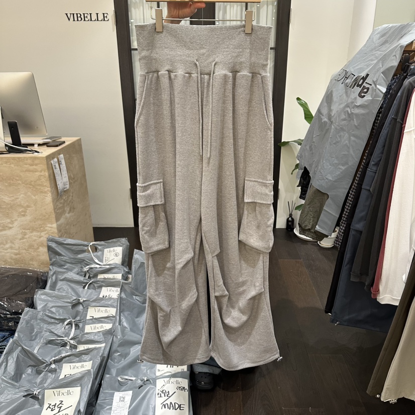 VIBELLE東大門代購女士新品26夏季推薦休閑時尚熱賣休閑褲VIBELLE休閑褲圖色2