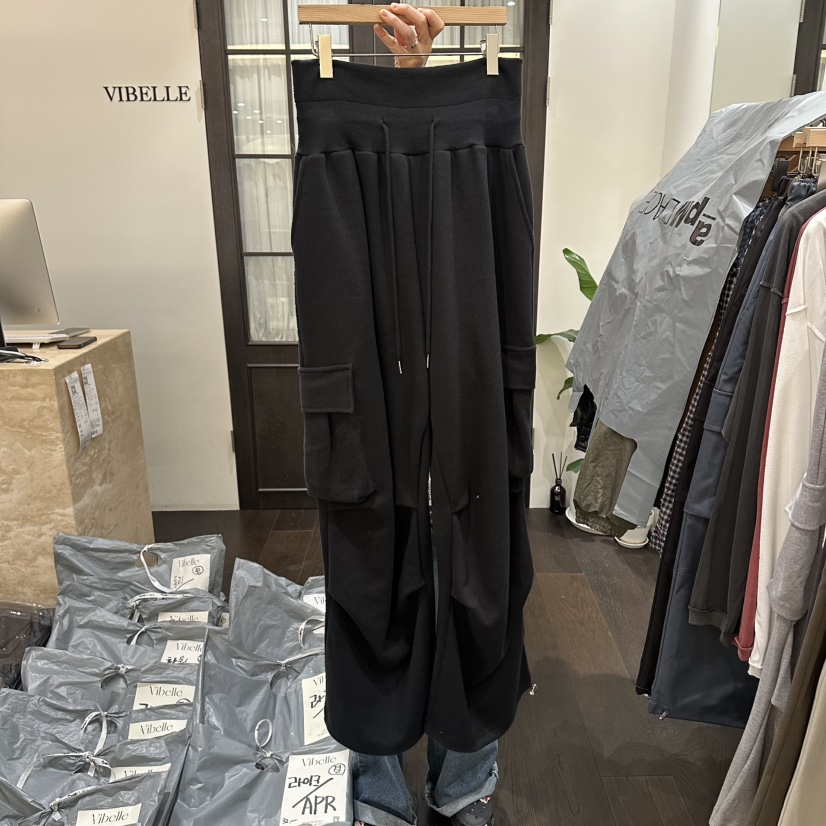 VIBELLE東大門代購女士新品26夏季推薦休閑時尚熱賣休閑褲VIBELLE休閑褲圖色3