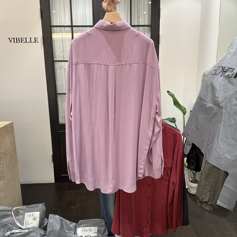 VIBELLE東大門代購女士新品熱賣時尚真品26夏季襯衫蕾絲衫VIBELLE襯衫/蕾絲衫