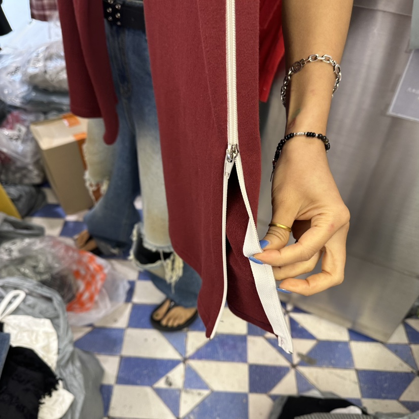 AMOUR韓國直郵女士新款26夏季真品人氣熱賣推薦休閑褲拉鏈AMOUR休閑褲