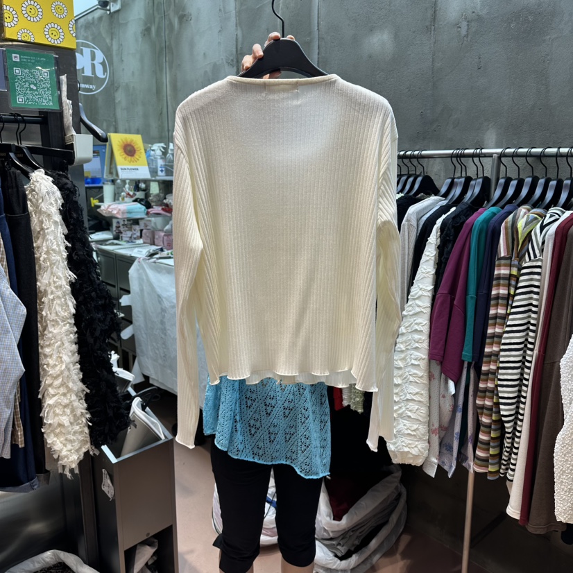 RUNWAY-런웨이東大門代購女裝新品時尚推薦真品熱賣長袖T恤RUNWAY-런웨이長袖T恤