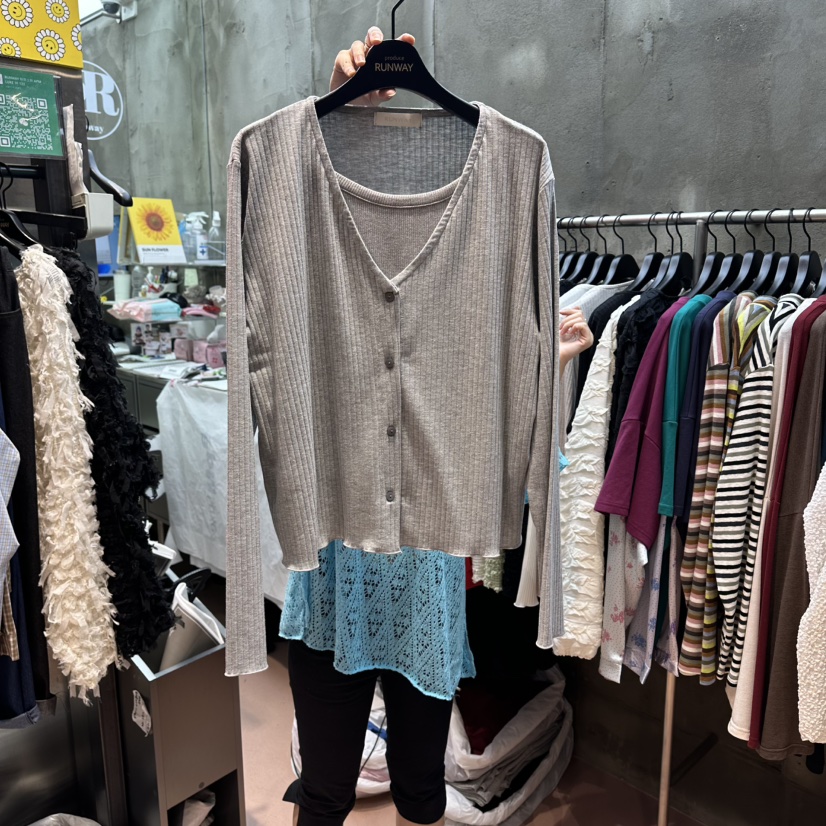 RUNWAY-런웨이東大門代購女裝新品時尚推薦真品熱賣長袖T恤RUNWAY-런웨이長袖T恤圖色3