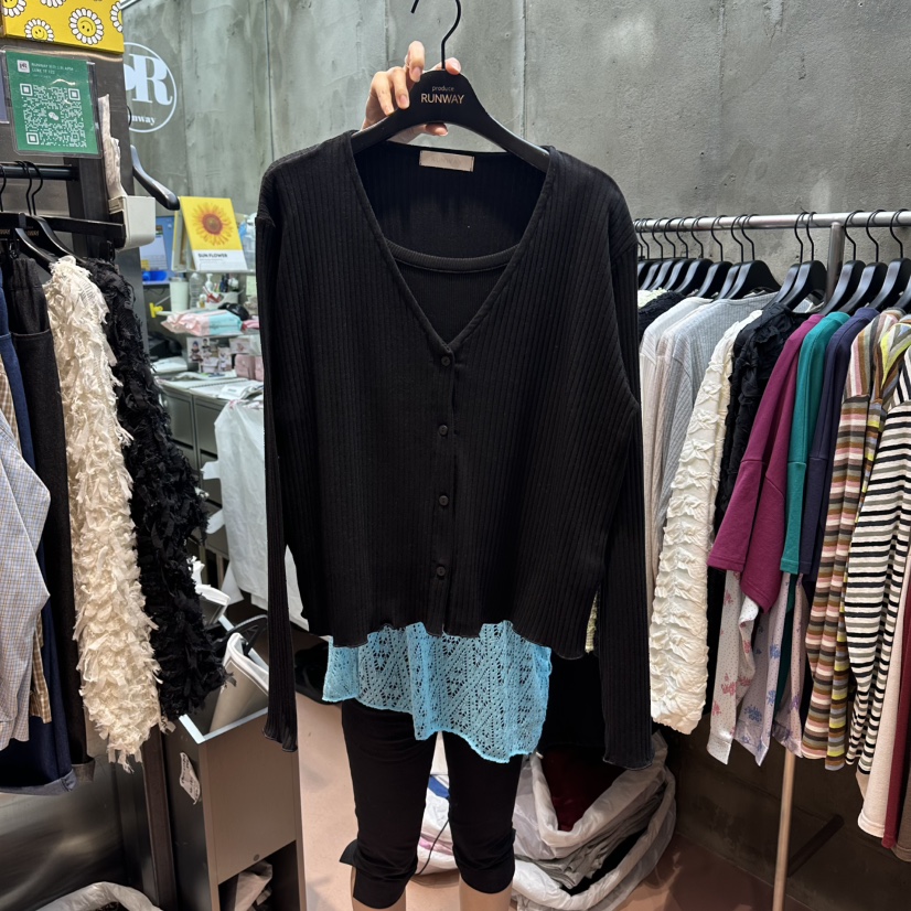 RUNWAY-런웨이東大門代購女裝新品時尚推薦真品熱賣長袖T恤RUNWAY-런웨이長袖T恤圖色4