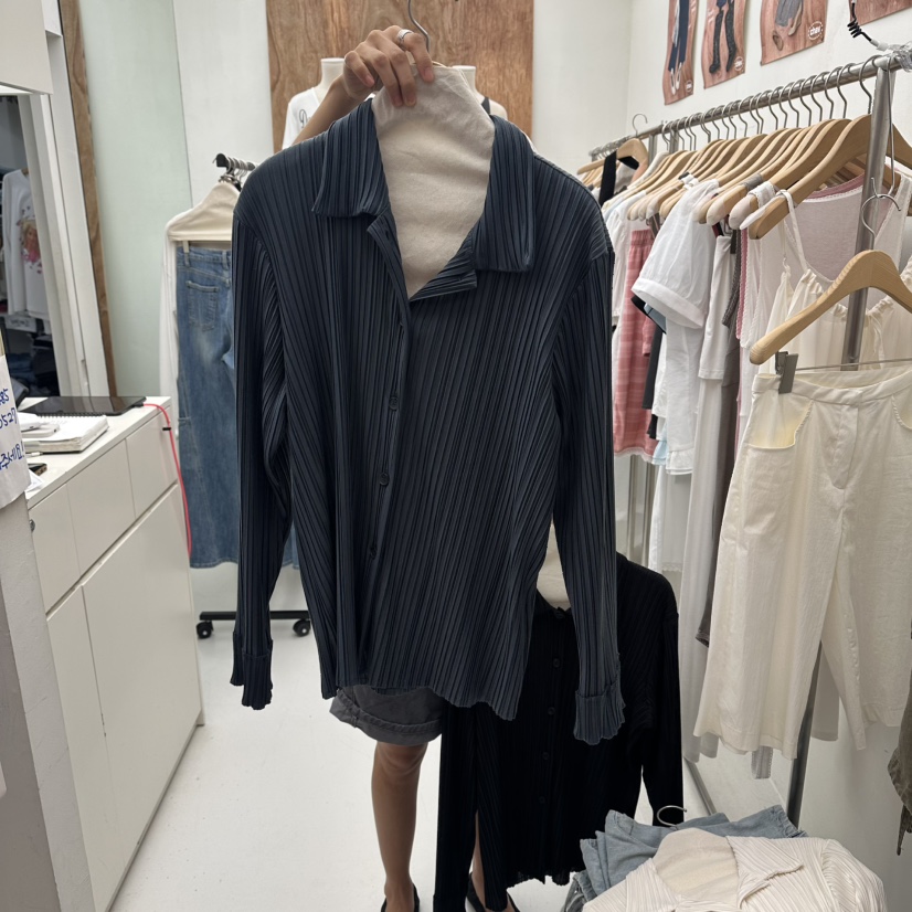 CHAV韓國代購女士新品真品人氣熱賣26夏季時尚襯衫蕾絲衫CHAV襯衫/蕾絲衫圖色3墨色