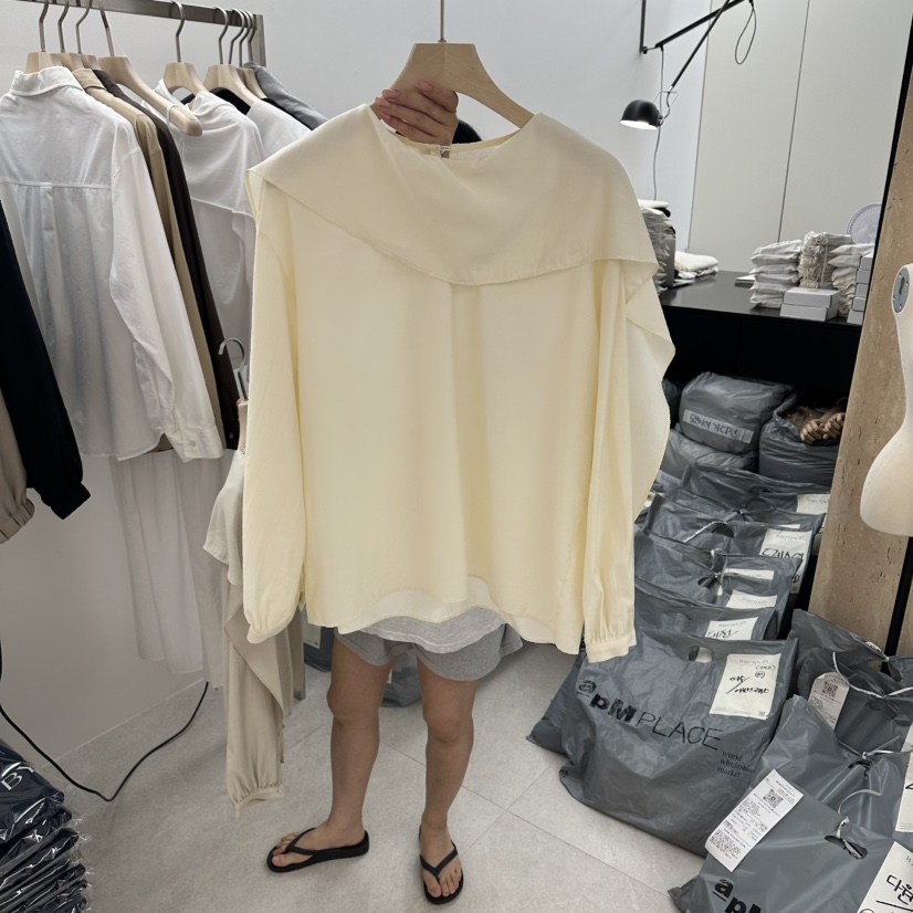 WRITTEN BY東大門直郵女裝新品推薦時尚人氣熱賣襯衫蕾絲衫WRITTEN BY襯衫/蕾絲衫圖色2