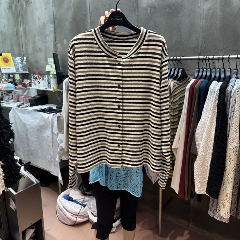 RUNWAY-런웨이東大門實拍女士新品推薦人氣26夏季真品開衫RUNWAY-런웨이開衫圖色1