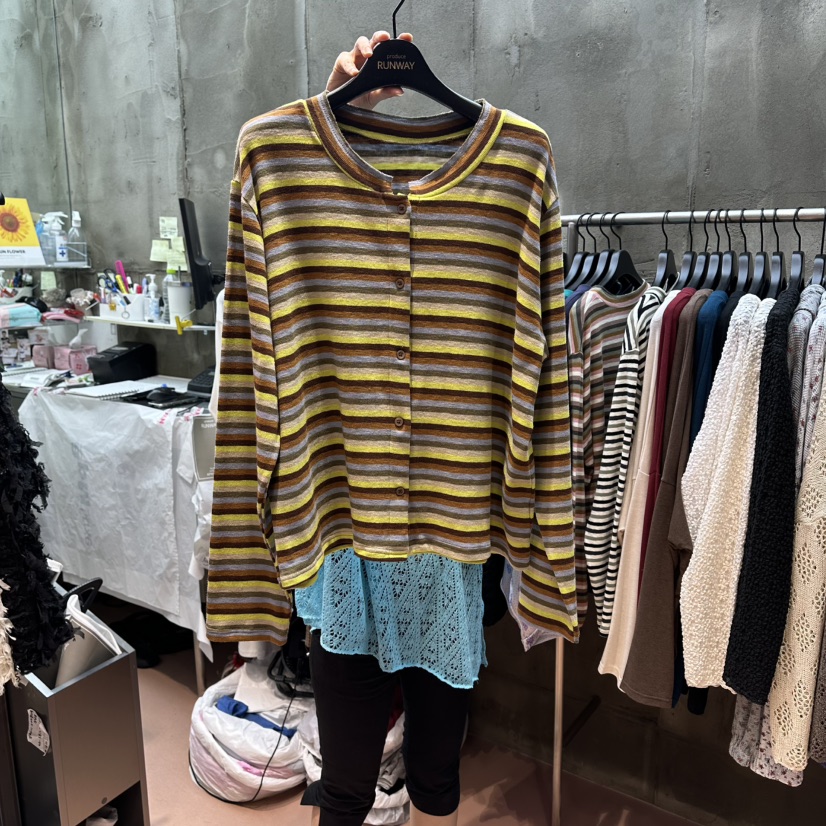 RUNWAY-런웨이東大門實拍女士新品推薦人氣26夏季真品開衫RUNWAY-런웨이開衫圖色2