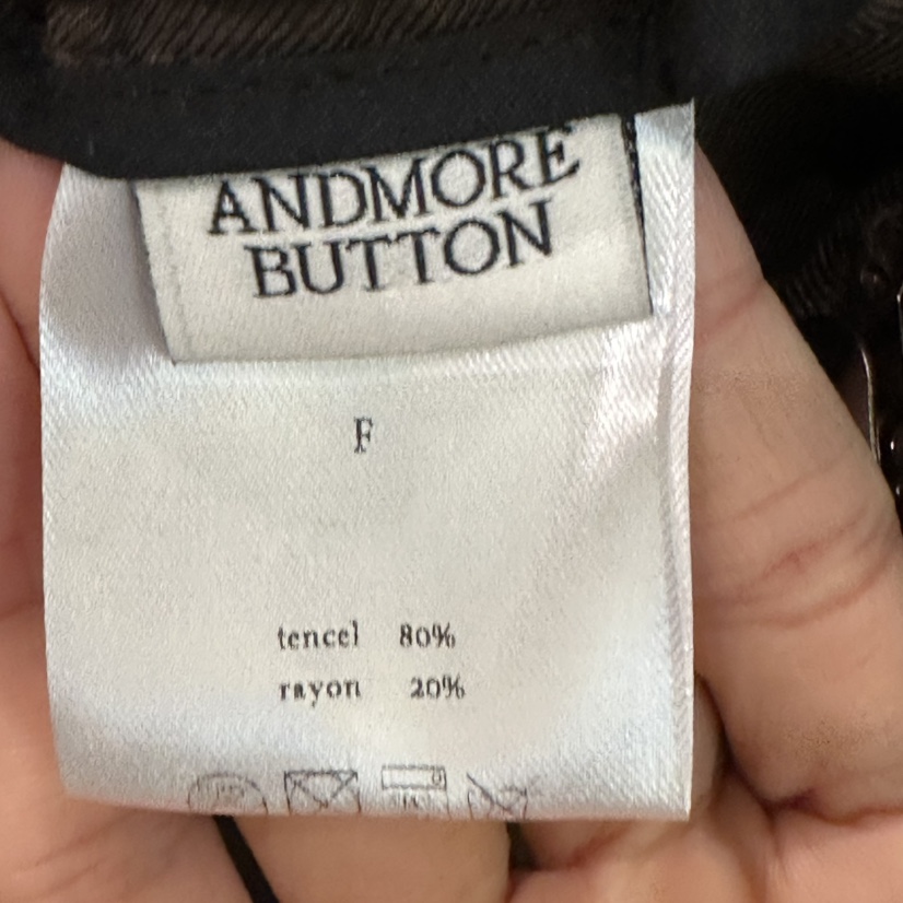ANDMORE BUTTON韓國代購女士新款26夏季熱賣真品休閑休閑褲ANDMORE BUTTON休閑褲