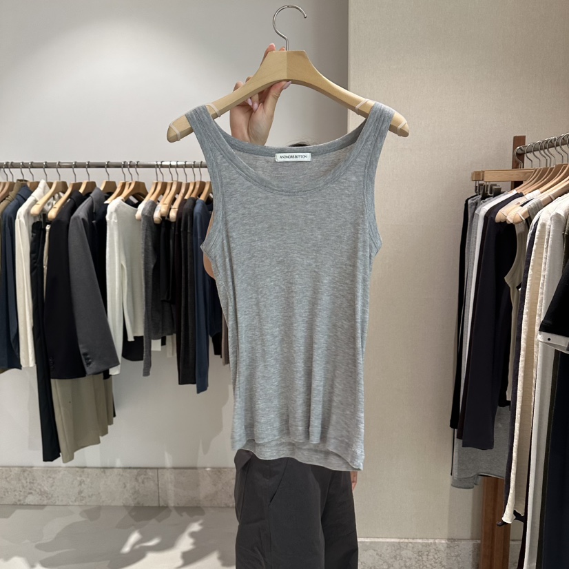 ANDMORE BUTTON韓國直郵女裝新品時尚熱賣26夏季吊帶背心ANDMORE BUTTON吊帶/背心圖色1