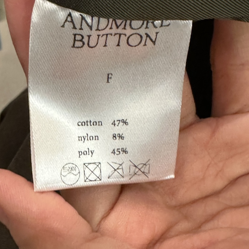 ANDMORE BUTTON韓國直郵女裝新款推薦26夏季真品夾克口袋ANDMORE BUTTON夾克
