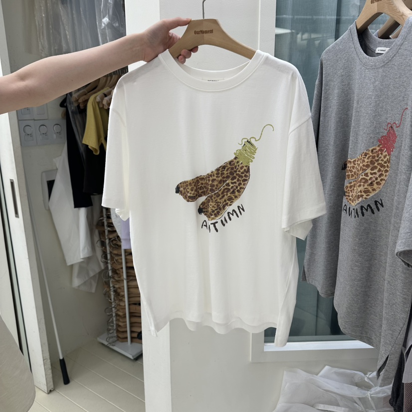 OURMOMENT東大門代購女士新品休閑熱賣26夏季真品推薦T恤OURMOMENTT恤圖色3