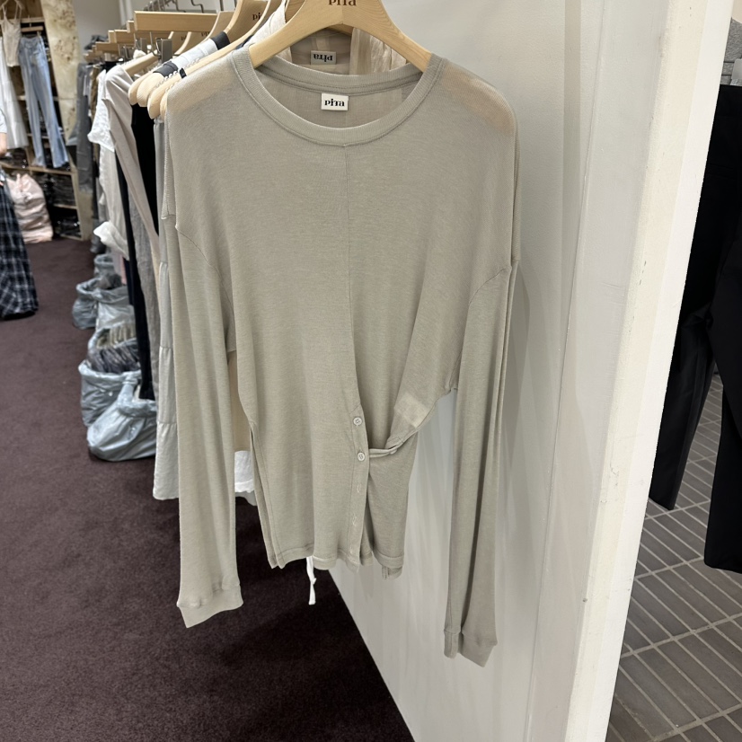 PITA/THEVERLIN東大門實拍女裝新款真品休閑時尚長袖T恤PITA/THEVERLIN長袖T恤圖色1