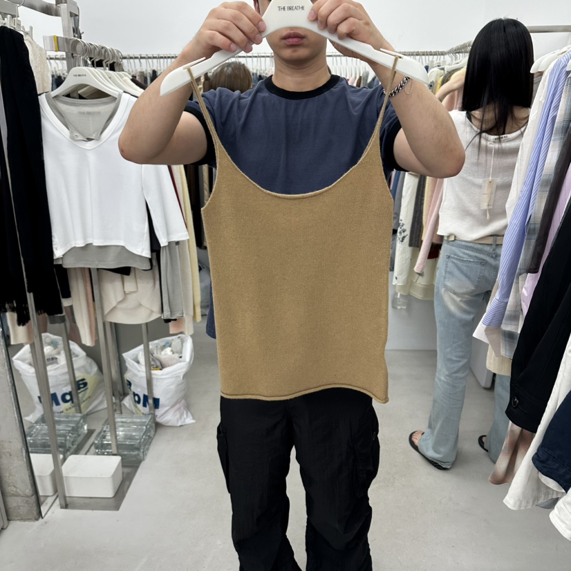 BREATHE韓國直郵女裝新品26夏季時尚推薦真品休閑吊帶背心BREATHE吊帶/背心圖色1