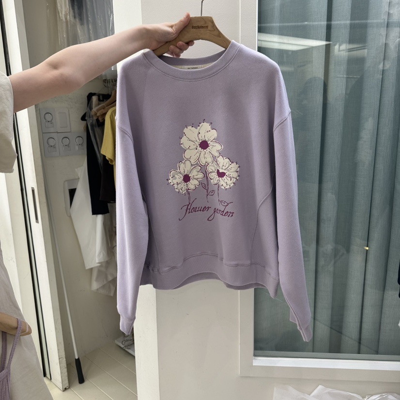 OURMOMENT韓國代購女裝新款真品人氣熱賣26夏季休閑時尚衛衣OURMOMENT衛衣圖色3