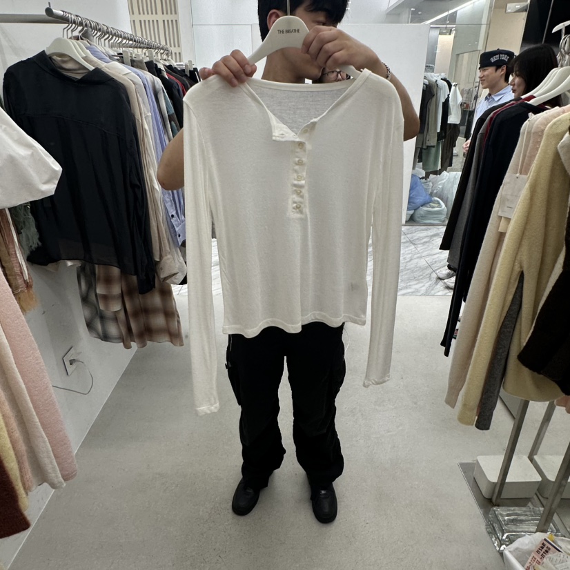 BREATHE韓國代購女裝新款時尚休閑推薦26夏季熱賣長袖T恤BREATHE長袖T恤圖色3