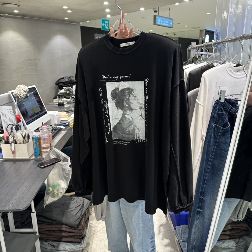 HERTZ-P東大門實拍女士新款26夏季真品休閑時尚推薦長袖T恤HERTZ-P長袖T恤圖色3