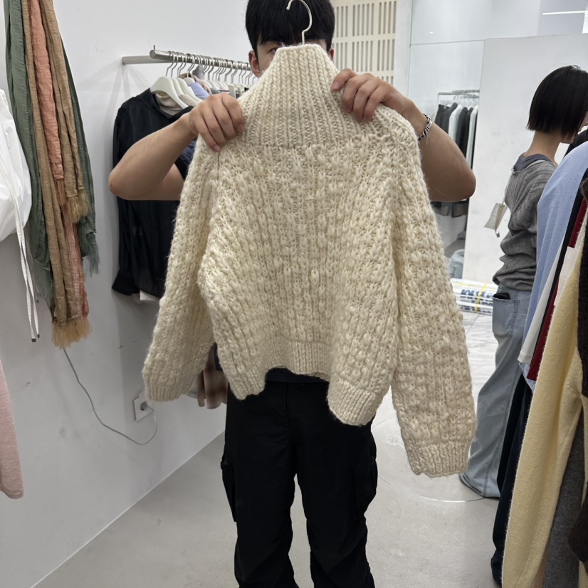 BREATHE韓國代購女裝新款真品時尚26夏季熱賣人氣毛衣手工BREATHE毛衣