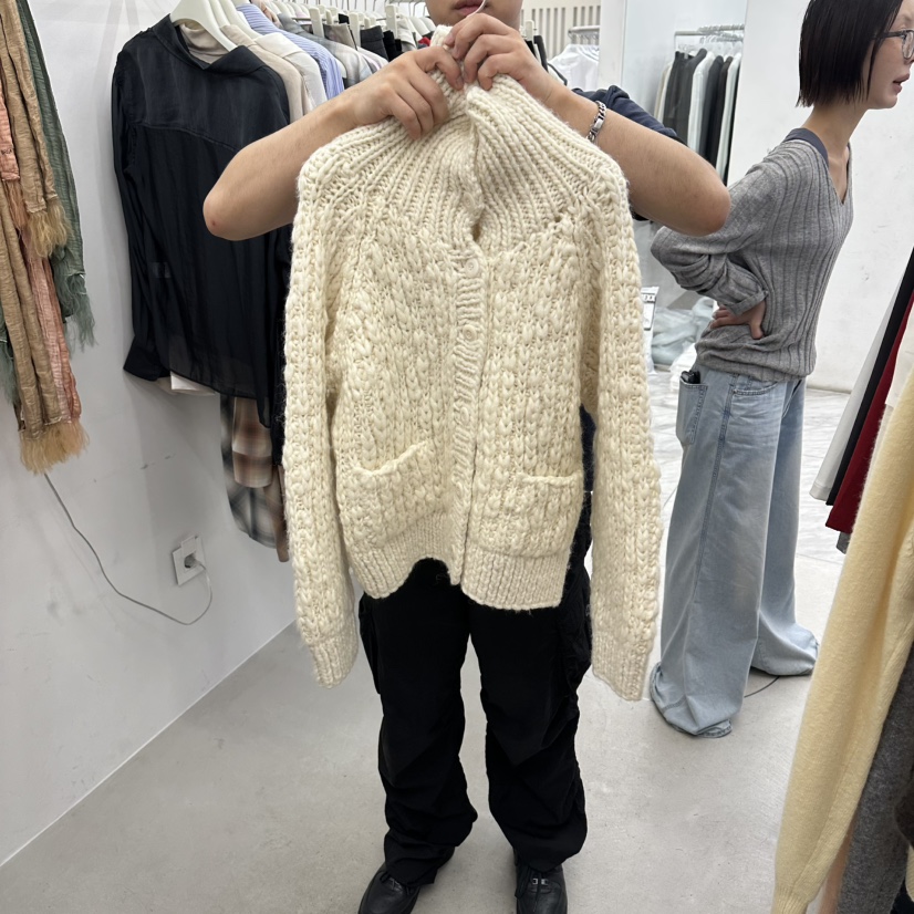 BREATHE韓國代購女裝新款真品時尚26夏季熱賣人氣毛衣手工BREATHE毛衣圖色1