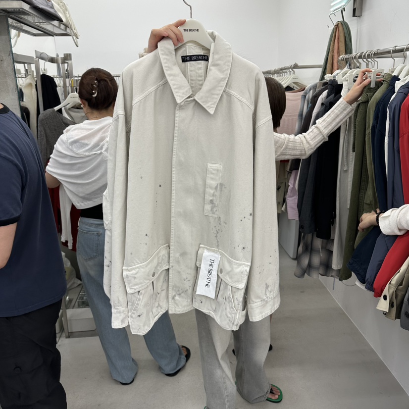 BREATHE韓國直郵女士新品26夏季休閑時尚真品熱賣夾克口袋BREATHE夾克圖色2
