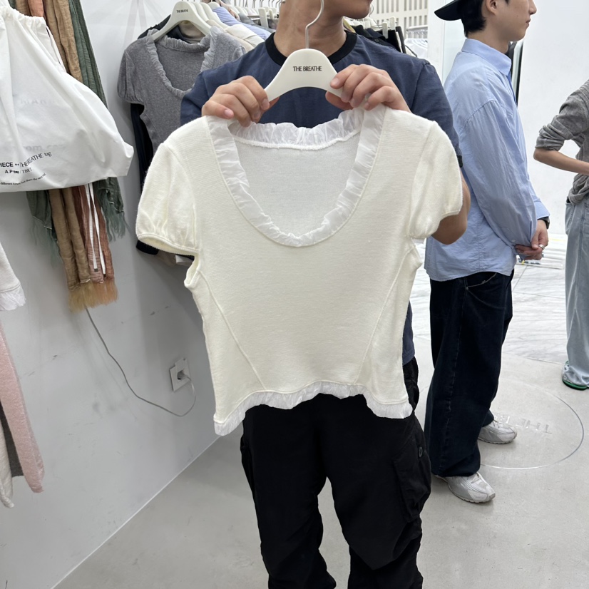 BREATHE東大門實拍女裝新款人氣推薦時尚休閑熱賣T恤安哥拉BREATHET恤圖色2