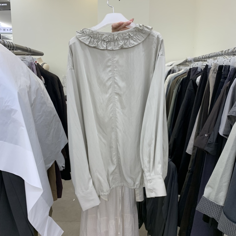 PORTS MOSS韓國代購女士新品時尚人氣熱賣襯衫蕾絲衫印花PORTS_MOSS襯衫/蕾絲衫