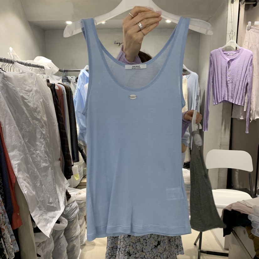 LOGROAD東大門直郵女裝新款推薦熱賣26夏季真品休閑吊帶背心LOG ROAD吊帶/背心圖色3